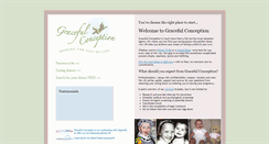 Desktop Screenshot of gracefulconception.com